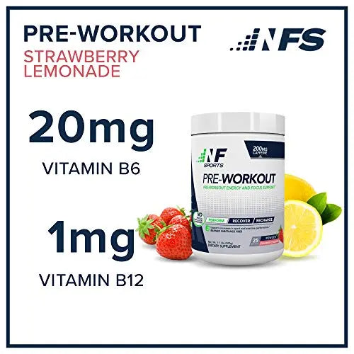 NF Sports Pre-Workout - Supports Energy, Cognitive Function, Strength, and Muscular NF Sports Au supplements