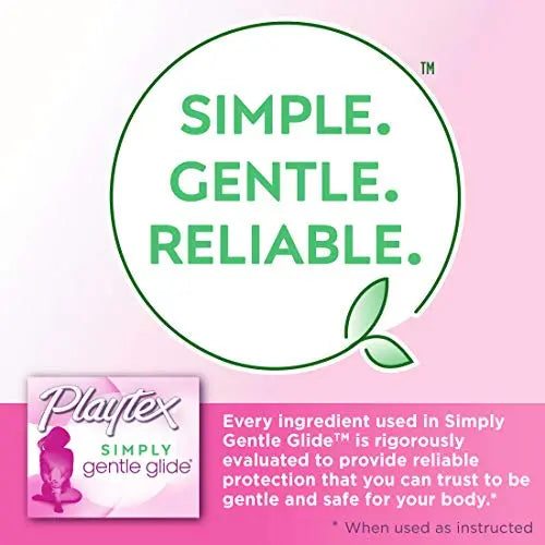 Playtex Simply Gentle Glide Unscented Tampons, Super Absorbency, 36 Count (Pack of 1) PLAYTEX Au supplements