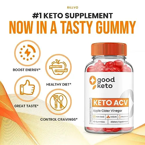 (5 Pack) Good Keto ACV Gummies - Official - Keto Good ACV Advanced Formula Plus Rillvo Au supplements