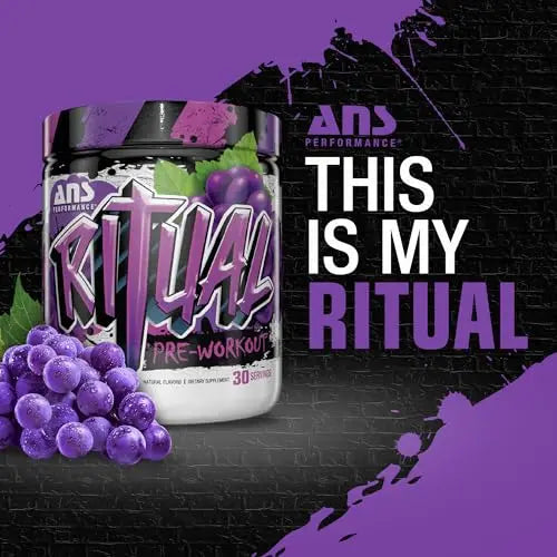 ANS Performance Ritual Pre Workout (30 Servings, 12.7 oz) - Complete Preworkout Formula ANS Performance Au supplements