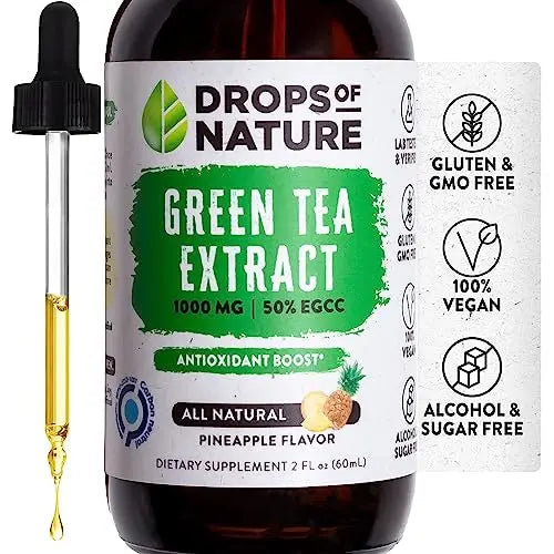 Green Tea Extract - 1000mg - 50% EGCG - Green Tea Liquid Drops, 4x more Powerful than Drops Of Nature Au supplements