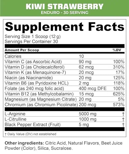 MTN OPS Enduro Nitric Oxide Supplement & Stim-Free Pre Workout - 30 Servings MTN OPS Au supplements
