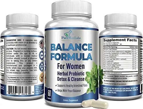 YUMMYVITE Balance Complex for Women - for Vaginal Health, Herbal Detox & Cleanse YUMMYVITE Au supplements