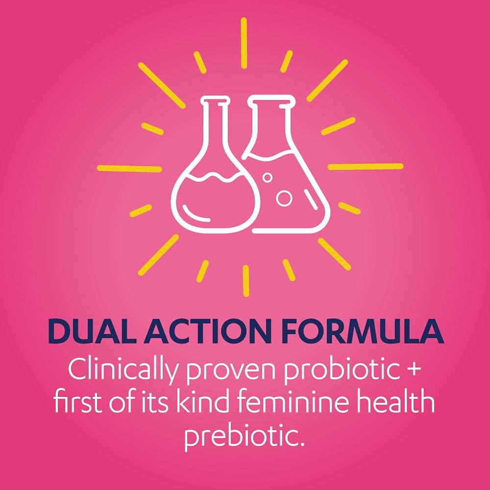 AZO Dual Protection Urinary & Vaginal Probiotic + UTI & Vaginal pH Test Kit (30 Count) AZO Au supplements