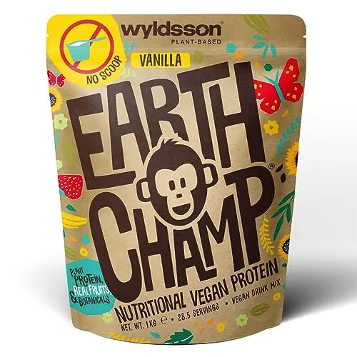 Vegan Protein Powders (No Scoop Included) 1kg - EarthChamp by Wyldsson Wyldsson Au supplements