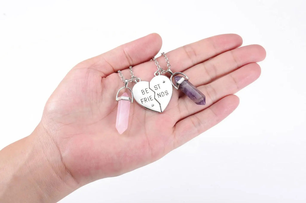 PESOENTH Best Friend Necklace for 2 Girls Gifts- BFF Friendship Necklaces Women Matching PESOENTH Au supplements