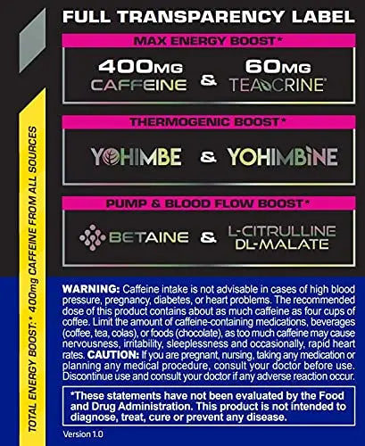 USN 3XT Max Pre-Workout Supplement Drink Mix Powder for Energy, Endurance and Pump USN Au supplements