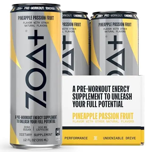ZOA+ Pre-Workout Sugar Free Energy Drink, Orange Grapefruit - NSF Certified for Sport ZOA Au supplements