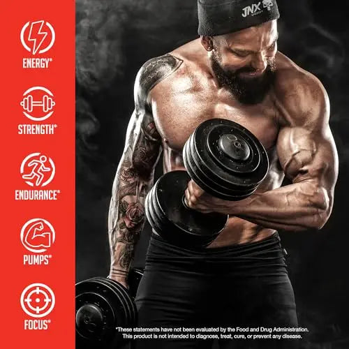 JNX SPORTS The Curse! Pre Workout Powder - Blue Raspberry 50 Servings | Preworkout JNX SPORTS Au supplements