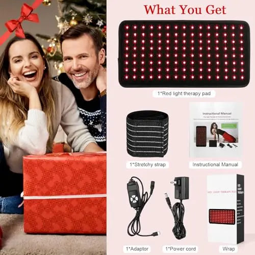 Yofalo 660nm LED Red Light and 850nm Near Infrared Red Light Therapy Belt Device for Body Pain Waist yofalo Au supplements