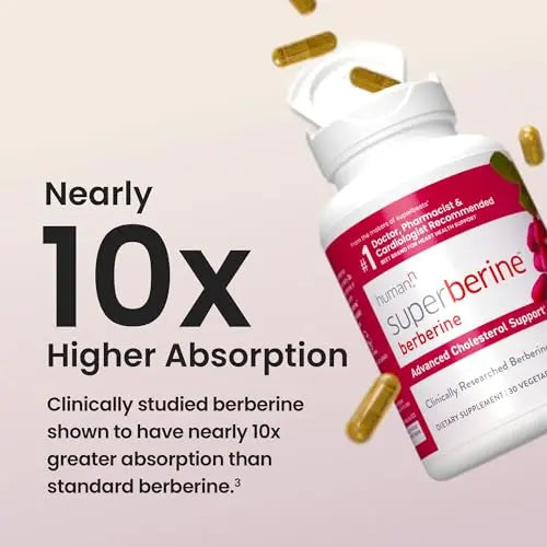 humanN SuperBerine – High Absorbency, Concentrated Dose Formula with Clinically humanN Au supplements