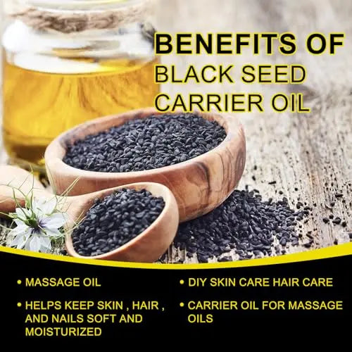 2 Pack Black Seed Oil, Organic Cold Pressed Unrefined Black Seed Oil, Pure Natural Black BDBFZCFP Au supplements