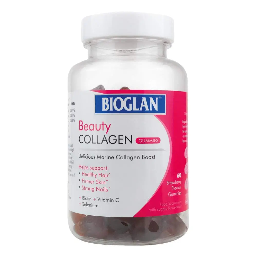 Bioglan Collagen Gummies | 1000mg | Hydrolysed Marine Collagen | Biotin Bioglan Au supplements