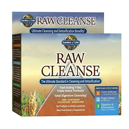 Garden of Life Detox Cleanse Raw Cleanse Fast-Acting 7 Day Cleanse and Detox Formula Garden of Life Au supplements