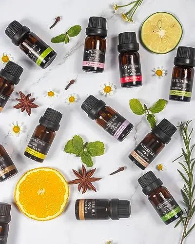 NATURE HUE Lemongrass Essential Oil - 10 mL (1/3 oz) - Pure, Natural, Therapeutic Grade NATURE HUE Au supplements