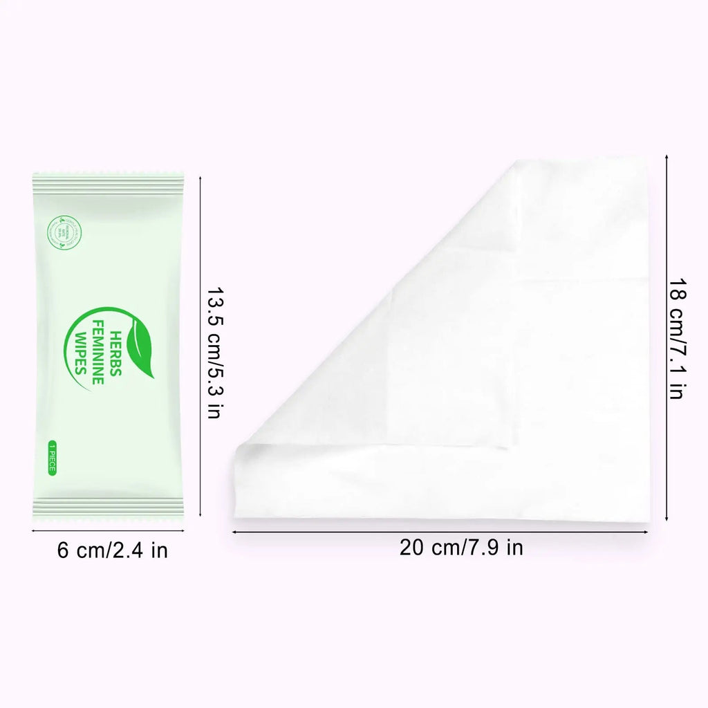 Hipruict Travel Feminine Hygiene Wipes,50 Count Intimate Wipes Feminine Care,Ph Balanced Hipruict Au supplements