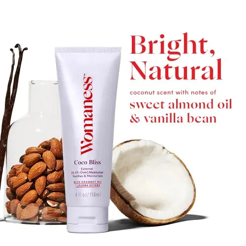 Womaness Menopause Cycle Kit - Coco Bliss - External Body Cream (4oz) + Me.No.Pause Womaness Au supplements