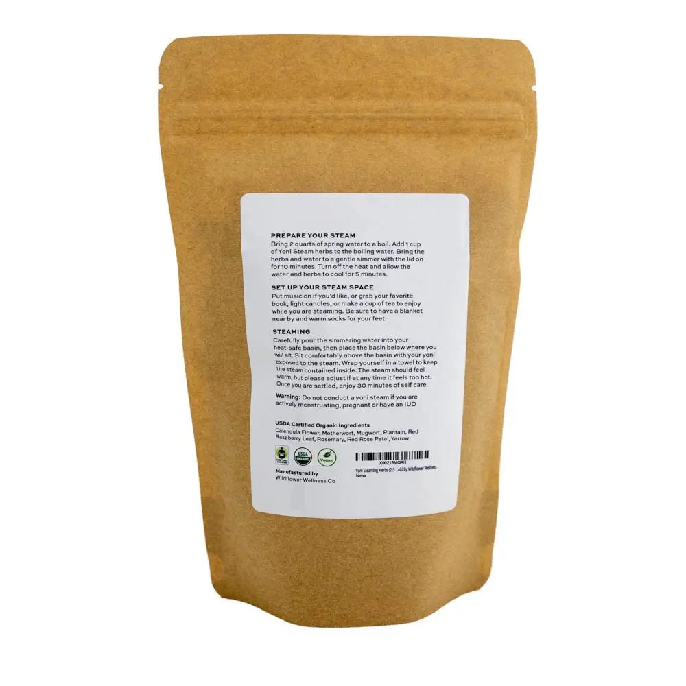 Yoni Steaming Herbs (5 Steams) | Cleansing + Gentle Formula | Formulated by Trained Herbalist WILDFLOWER WELLNESS Au supplements