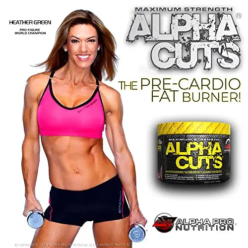 Alpha Pro Nutrition Alpha Cuts Fat Burner Thermogenic Men Women Pre Cardio Workout Alpha Pro Nutrition Au supplements