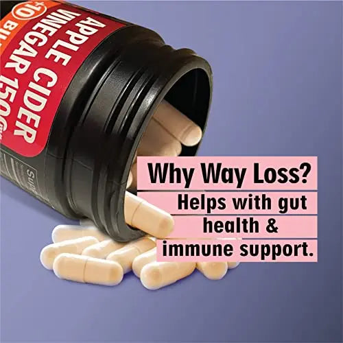 WayLoss 1500mg Apple Cider Vinegar Capsules/Apple Cider Vinegar Pills w/ 10 BILLLION WAY LOSS Au supplements