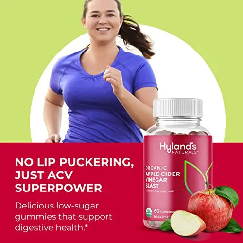 Hyland's Naturals Organic Apple Cider Vinegar Blast Gummies, Digestive Health Suppor Hyland's Au supplements