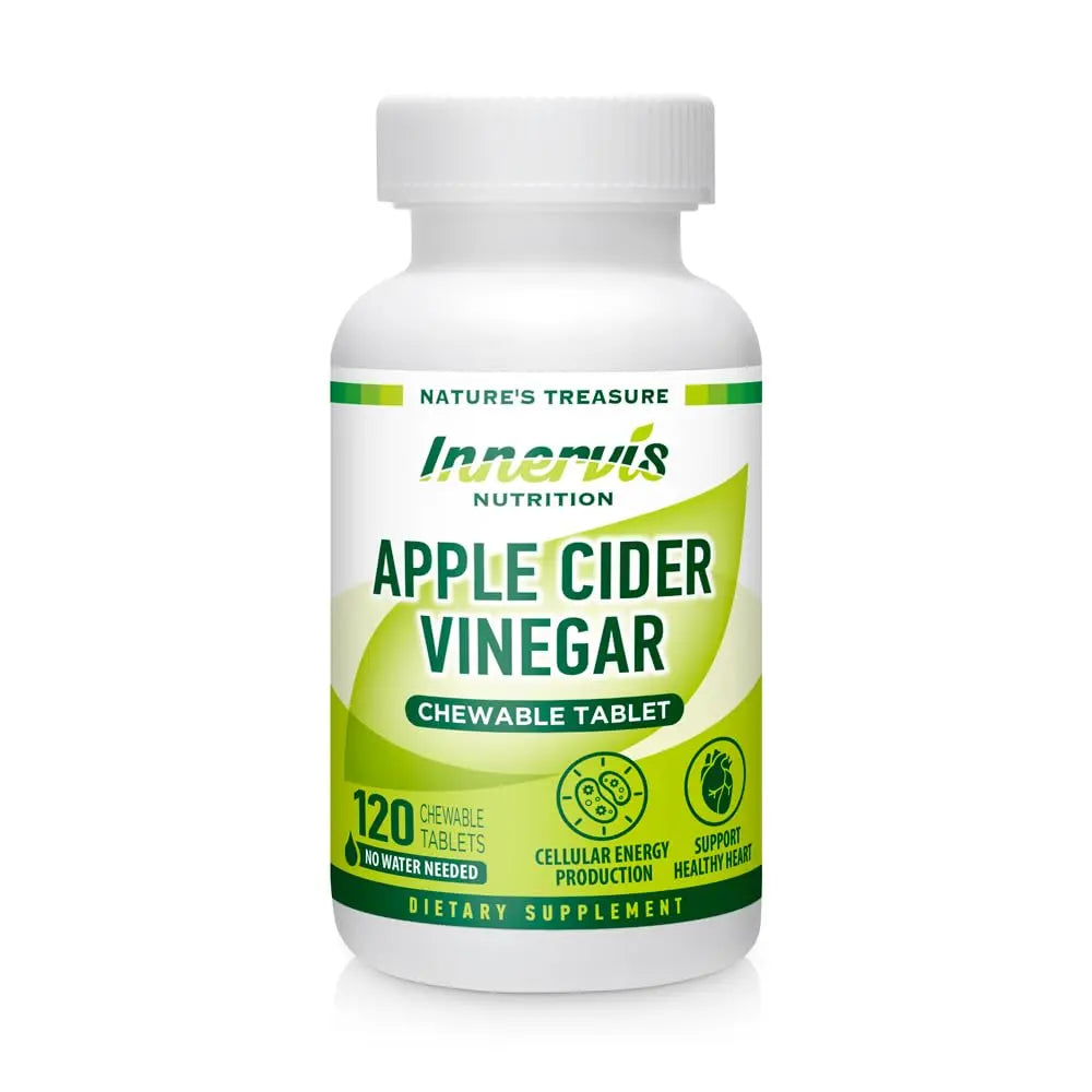 INNERVISNUTRITION Apple Cider Vinegar 120 Chewable Tablets Healthy Heart Immune INNERVISNUTRITION Au supplements