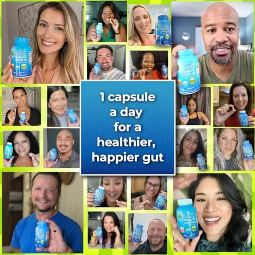 Probiotics with Digestive Enzymes and Prebiotic for Women and Men - 3-In-1 Vegan Probiotic SUPPLEMENTS STUDIO Au supplements