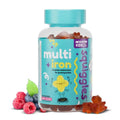 Squiggles Kids Multivitamin + Iron Gummies - Low Sugar Gummy Vitamins with Iron Supplements for Kids Squiggles Au supplements
