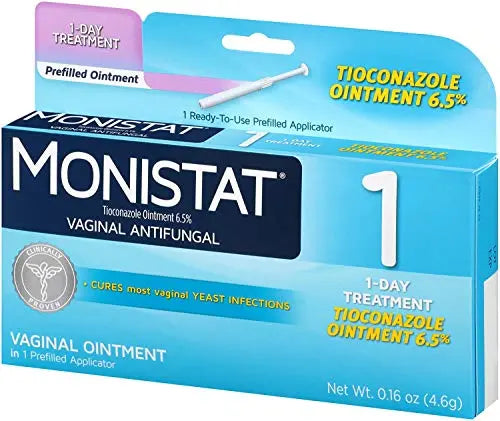 Monistat 1-Day Yeast Infection Treatment, Prefilled Applicator, 1 ea Monistat Au supplements