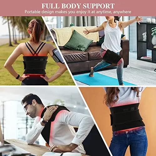 Red Light Therapy Belt, Infrared Light Therapy Wrap Red Light Therapy Device for Body, Pain Relief Jitesy Au supplements
