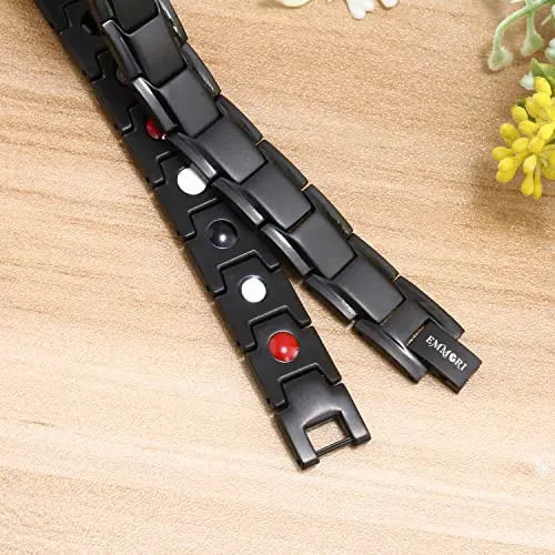 EMMORI Ultra Strength Magnetic Bracelet - 3,500 Gauss Per Magnet -Magnetic Bracelets Emmori Au supplements