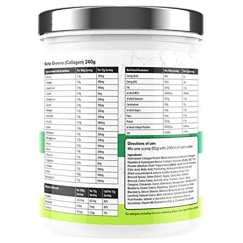 K-GEN™ Keto Greens Collagen Powder Superfood Micronutrient & Anti-oxidant Blend K GEN ketogenic enhancement Au supplements