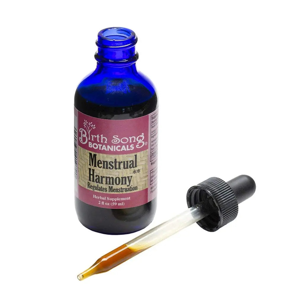 Birth Song Botanicals Menstrual Harmony Tincture, Herbal Period Symptom Support Birth Song Botanicals Au supplements