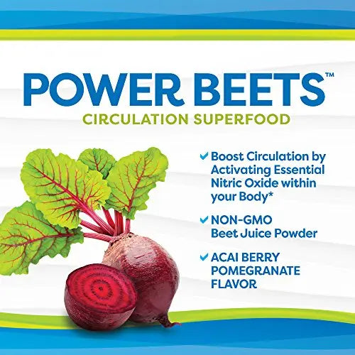 Nu-Therapy Power Beets - Super Concentrated Circulation Superfood - Dietary Supplement SlimFast Au supplements