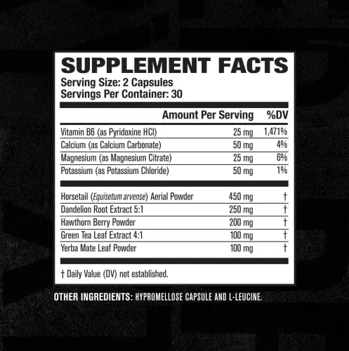 Dry-XT Water Weight Loss Diuretic Pills - Natural Supplement for Reducing Water Retention Jacked Factory Au supplements