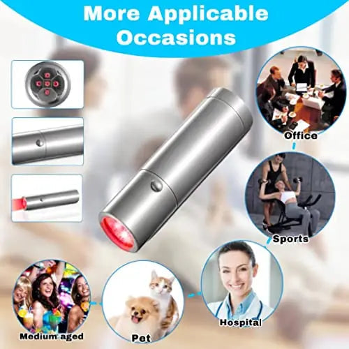Infrared Light Therapy Wand for Powerful Infrared Light Therapy Red Light，grey-sdt-11 ApuroexRed Au supplements