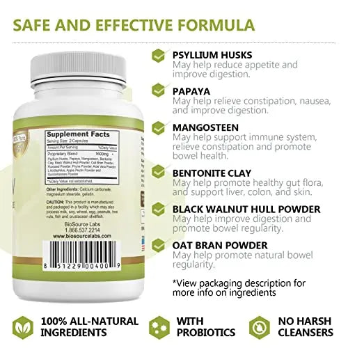 BioSource Labs Colonew Complete Colon Cleanse Natural Detox Supplement for Daily BioSource Labs Au supplements