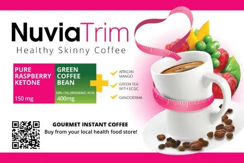 Nuvia Trim - Gourmet Instant Coffee for Weight Loss, with Garcinia Cambogia, Raspberry Nuvia Au supplements