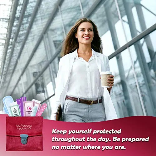 3 x Menstrual All-in-One Kits - Assorted Colors | Convenience on The Go | Single Period Kit Packs pH Advantage Au supplements