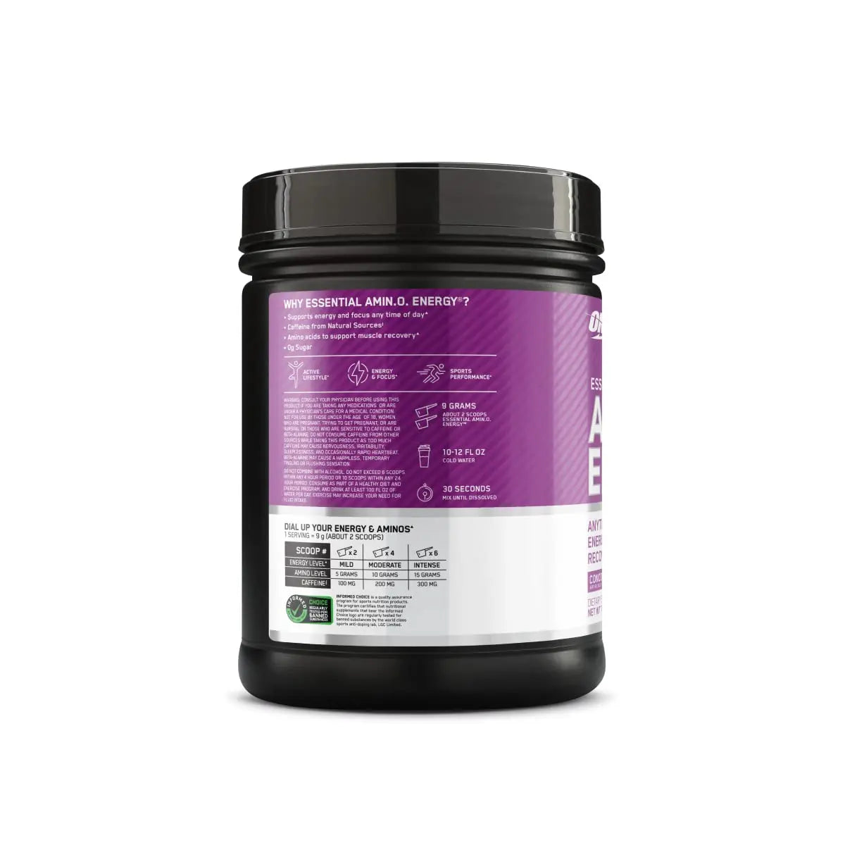 Optimum Nutrition Amino Energy - Pre Workout with Green Tea, BCAA, Amino Acids, Keto Friendly, Green Coffee Extract, Energy Powder Optimum Nutrition Au supplements