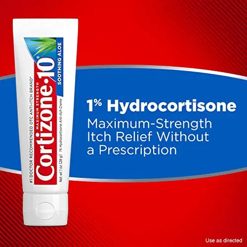 Cortizone 10 Maximum Strength Anti-Itch Cream with Soothing Aloe, 1% Hyd Cortizone 10 Au supplements