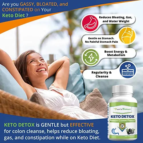 Power By Naturals Keto Colon Cleanser & Detox - Rapid Weight Loss Pills, Gut Health Power By Naturals Au supplements
