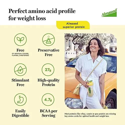 Almased Protein Powder for Weight Loss Kit for Men & Women, Natural Meal Replacement Almased Au supplements