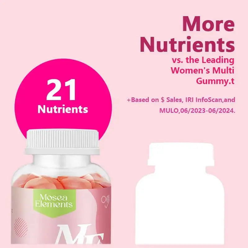 Methylated Multivitamin for Women Gummies，Inositol, Folate, Vitamins A C D3 E B12 K2, Herbal & Mineral Blend, Daily Vegan Gummy MOSEA ELEMENTS Au supplements