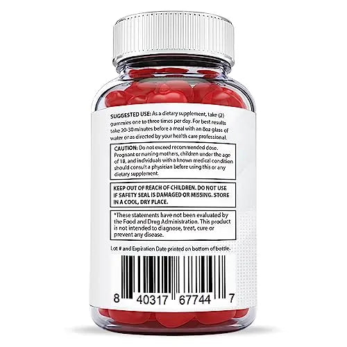 Justified Laboratories X Slim Keto ACV Gummies 1000MG Xslim Vegan Non GMO with Pomegranate Justified Laboratories Au supplements