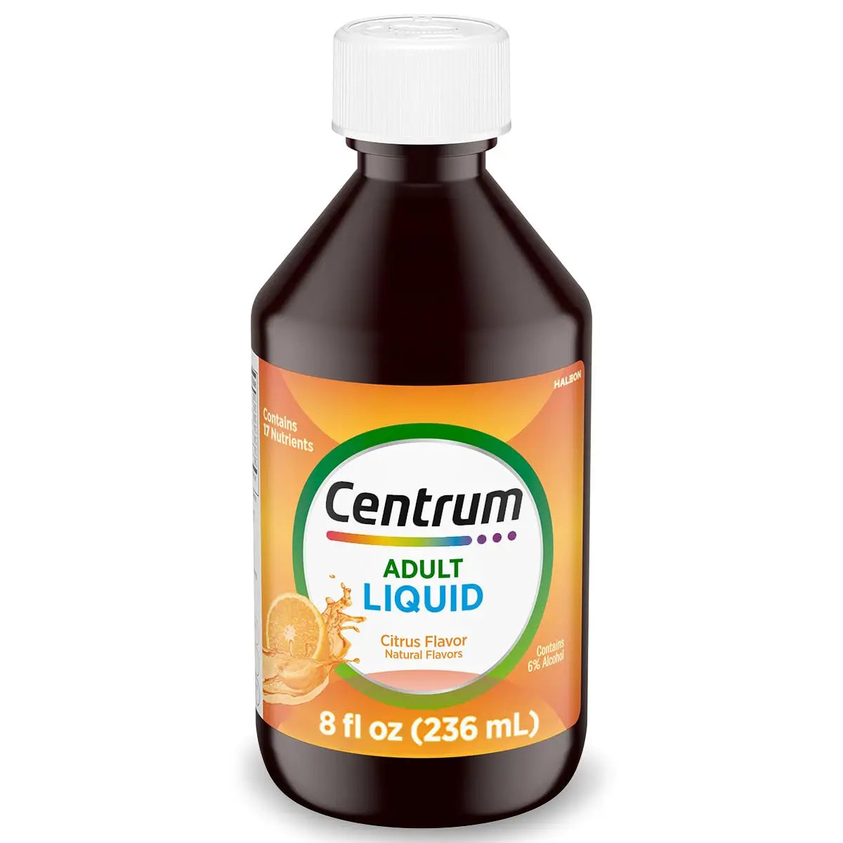 Centrum Liquid Multivitamin for Adults, Multivitamin/Multimineral Supplement with B Vitamins and Antioxidants, Citrus Flavor - 8 Fl Oz Centrum Au supplements