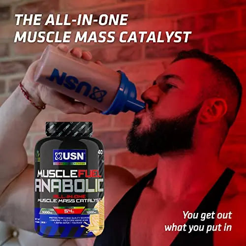 USN Muscle Fuel Anabolic Banana All-in-one Protein Powder Shake (2kg): Workout-Boosting USN Au supplements