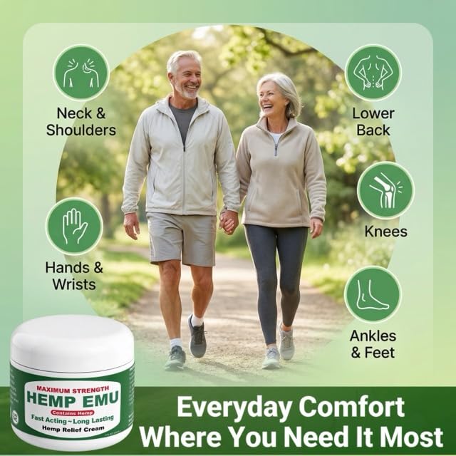 Hemp Emu Hemp Cream – 4oz Cream Hemp Emu Au supplements